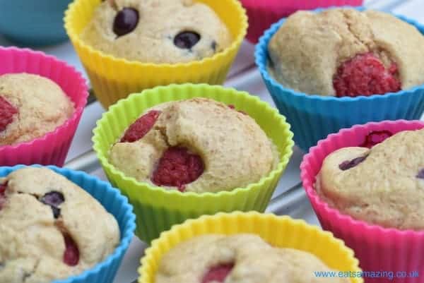 This Healthy Pancake Muffins Recipe makes a fun breakfast idea for kids from Eats Amazing UK