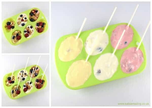 How to make Easter egg breakfast pops for kids - fun and healthy Easter treat idea