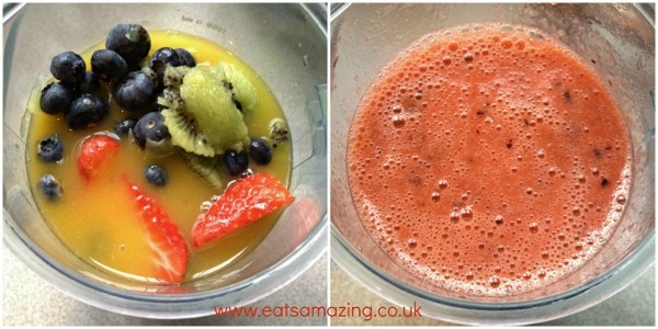 Eats Amazing - Strawberry & Kiwi Smoothie