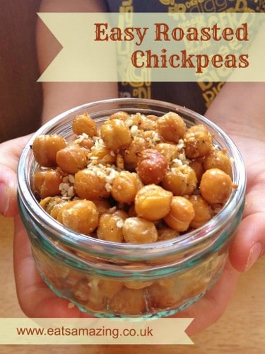 Cooking with Small Child - Easy Roasted Chickpeas