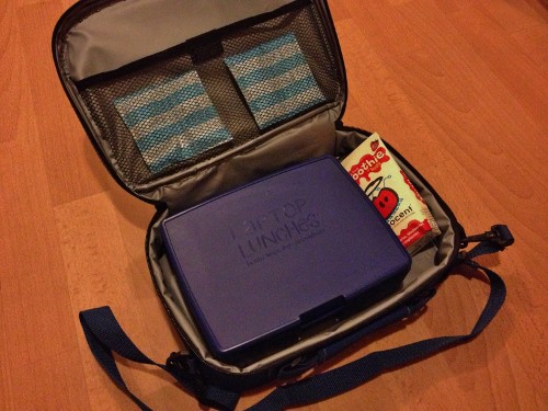 Eats Amazing - Laptop Lunches bento kit review - inside the lunch bag