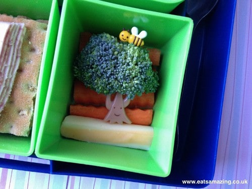Eats Amazing - broccoli tree with fun food picks