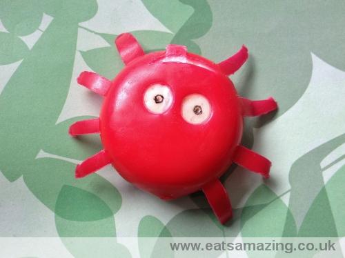 Eats Amazing - Cute spider Babybel Cheese