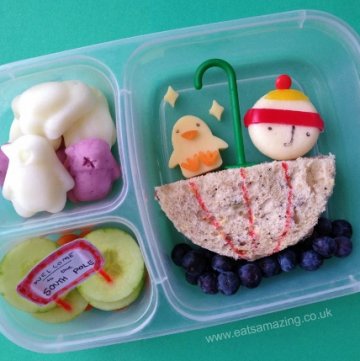 Book Themed Food - Lost and Found Book Themed Bento Lunch for World Book Day from Eats Amazing UK - Making healthy food fun for kids