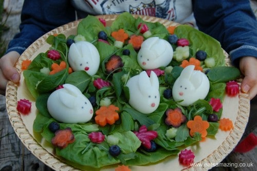 Eats Amazing - a lovely rabbity salad - perfect for Easter