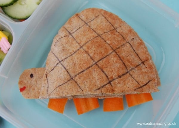 Eats Amazing - Tortoise themed food - pitta pocket