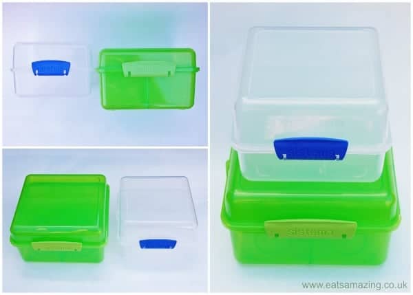 Eats Amazing - Comparison between the Sistema Cube Max and the Sistema Lunch Cube Lunch Boxes