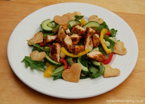 Eats Amazing - Deconstructed Fajita Salad with Homemade Tortilla Crisps Recipe