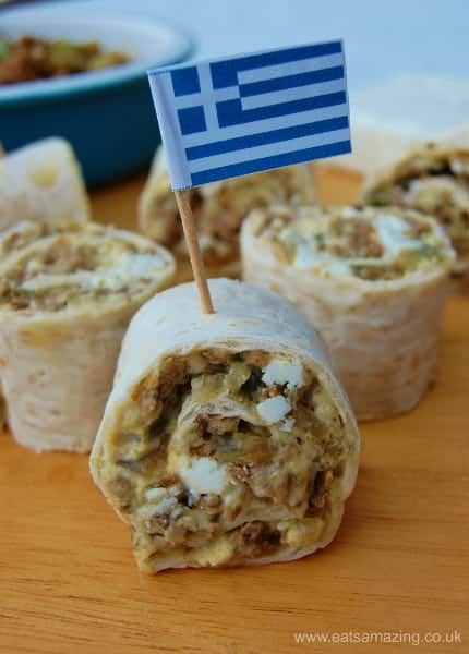 Eats Amazing - Greek Lamb and Feta Spirals Recipe for the Cook Off before Kick Off challenge