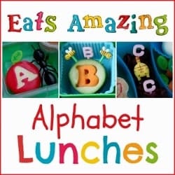 Eats Amazing UK - Alphabet Themed Food and Bento School Lunch Ideas for Children