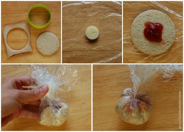 Eats Amazing UK - How to make an eyeball sandwich ball tutorial - step 1