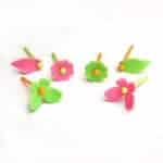 3D Silicone Flower and Butterfly Food Picks from Eats Amazing UK