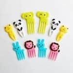 Bright Animal Fork Picks Elephant Bento Accessories from Eats Amazing UK - making healthy food fun for kids