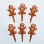 Gingerbread Man Christmas Cupcake Picks Decorations from Eats Amazing UK