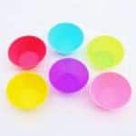 Round Silicone Cups for baking and bento from Eats Amazing UK
