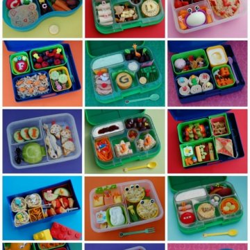 Healthy Food for Children - Complete Set of Alphabet Themed Bento School Lunch Ideas from Eats Amazing UK