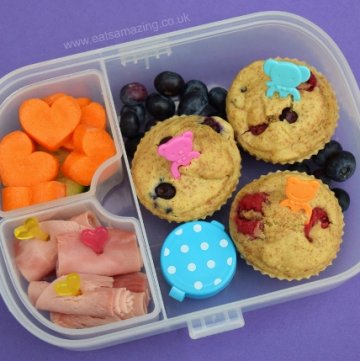 Fun Kids Bento Lunch for Pancake Day - Healthy Pancake Muffins School Lunch from Eats Amazing UK
