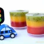 Fun and Healthy Traffic Light Fruit Smoothie Recipe from Eats Amazing UK - fun food for kids