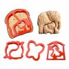 Lunch punch kids sandwich cutter set from the Eats Amazing UK bento shop - lunchpunch critters elephant dolphin dog butterfly cutters