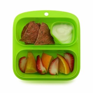 Green Goodbyn Small Meals BPA Free Lunch Box from Eats Amazing UK - Perfect for younger kids and makes a great snack box too