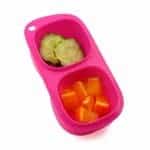 Pink Goodbyn Snacks from the Eats Amazing Bento UK Shop - BPA free snack container with comparments - Snack pot for kids