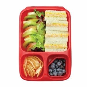 Red Goodbyn Hero Compartmented Kids Lunch Box from Eats Amazing UK