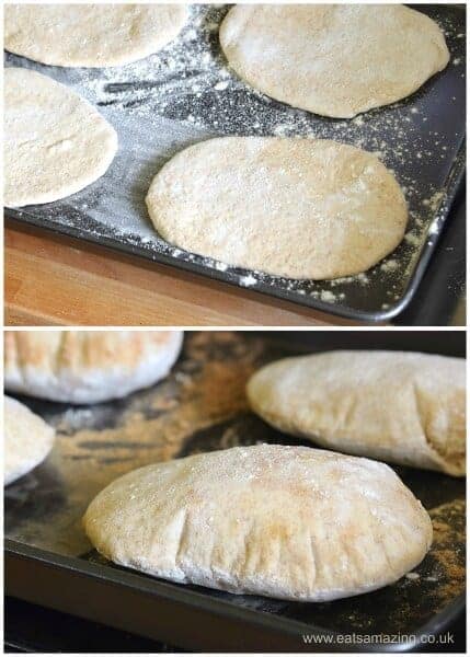 How to make your own pitta breads - full instructions and recipe from Eats Amazing UK