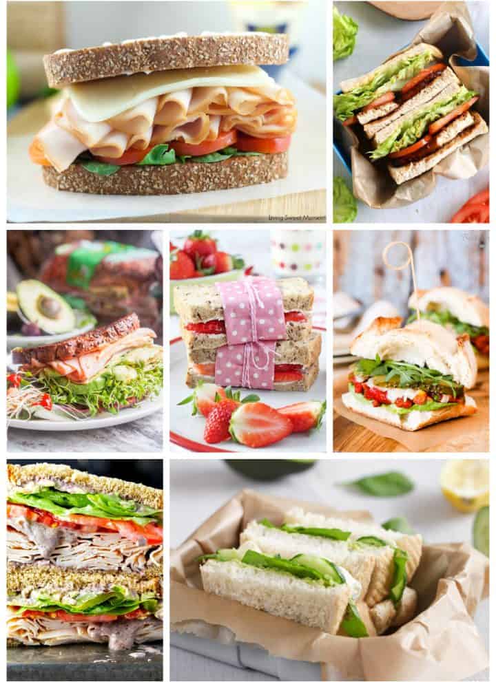 More than 140 different sandwich filling ideas for packed lunches tea parties or lunch at home