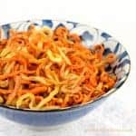 Eats Amazing on Instagram - Easy Spiralized Sweet Potato Curly Fries Recipe