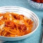 Eats Amazing on Instagram - Super Easy Butternut Squash Noodles with Sweet Chilli Chicken