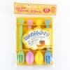 Pretty mini spoon and fork sets for bento boxes and packed lunches - perfect for foods like yoghurt or salads - cute kids cutlery from the Eats Amazing UK Bento Shop
