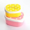 Pretty polka dot mini food containers from the Eats Amazing UK Bento Shop - perfect for lunch boxes or snacks - can also be used as a rice mould