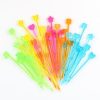 Set of 50 rainbow bento picks from the Eats Amazing UK Bento Shop - brilliant for decorating kids lunch boxes snacks and party food