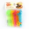 Set of 50 rainbow bento picks from the Eats Amazing UK Bento Shop - perfect for decorating kids lunch boxes snacks and party food