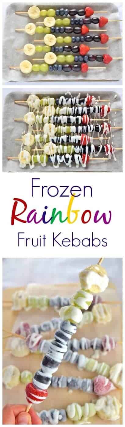 Frozen Rainbow Fruit Kebabs Recipe - Eats Amazing.