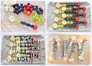 Frozen Rainbow Fruit Kebabs Recipe - Eats Amazing.