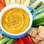 Simple roasted carrot houmous recipe - the perfect healthy dip or spread for kids and toddlers too - Eats Amazing UK
