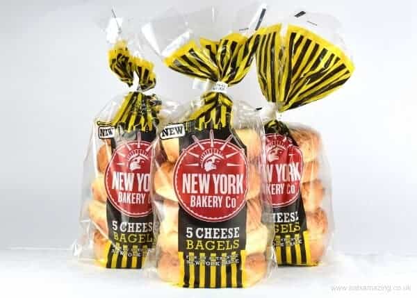 New cheesey bagels from the New York Bagel Co - with delicious new recipes from Eats Amazing UK