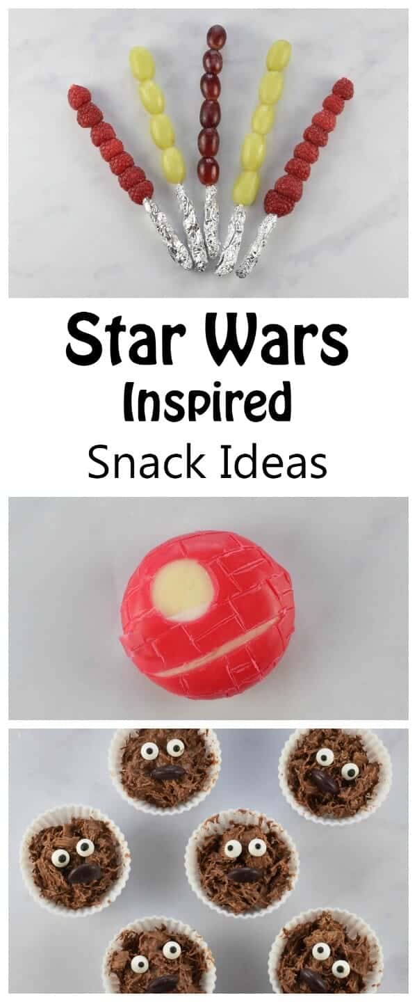 Quick and easy Star Wars themed fun snacks for kids - great for Star Wars party food and after school snacks - Eats Amazing UK