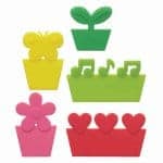 Bright Silicone Bento Box Dividers - Set of 5 from the Eats Amazing Shop - UK Bento Accessories