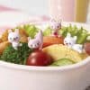 Bunny Rabbit Bento Food Picks - Set of 8 from the Eats Amazing Shop - Fun Kids Bento Accessories UK
