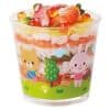 Clear Animal Friends Party Snack Cups - Set of 4 from the Eats Amazing UK Bento Shop - Making Fun Food for Kids