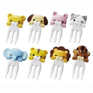 Cute Animal Fork Picks - Set of 8 from the Eats Amazing Shop - UK Bento Accessories