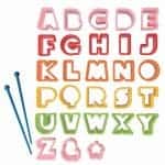 Mini Alphabet Food Cutters from the Eats Amazing Shop - UK Bento Accessories