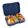 Portofino Blue Tapas 5 section bigger Yumbox divided lunch box for kids and adults from the Eats Amazing UK Bento Shop