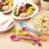 Rainbow Flower Spoons - Set of 10 from the Eats Amazing Shop - Fun Kids Bento Accessories UK