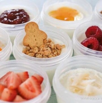 8 fun kid friendly yogurt toppings for kids - great for healthy breakfasts snacks and lunch boxes - Eats Amazing UK