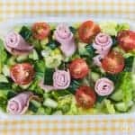 Beauty and the Beast Themed Picnic with 6 recipes - perfect for party food too - ham roses salad