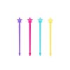 Lunch Punch Stix Set of 4 Pinks - fun plastic skewers - perfect for fruit kebabs sandwich kebabs and other fun food for kids - Eats Amazing UK Bento Shop