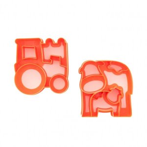 Farm Lunch Punch UK Cutter from the Eats Amazing UK - fun tractor and cow sandwich cutters